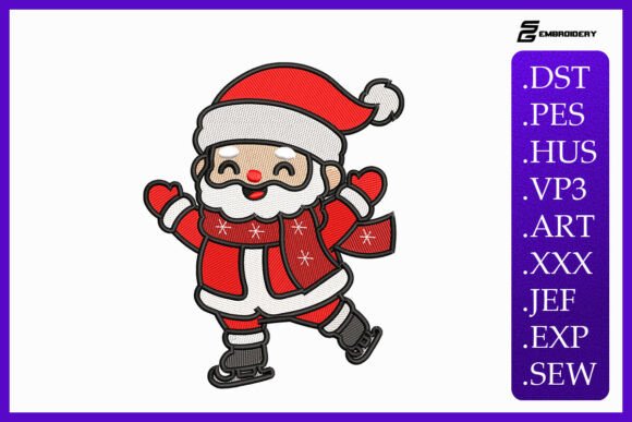 Festive Christmas Santa Skating Review for Craft Fair Sellers