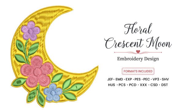 Floral Moon Embroidery Design Review