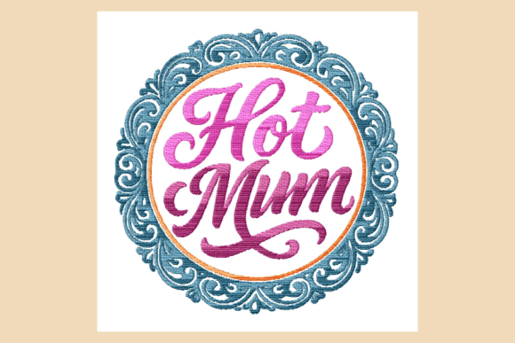 Hot Mum Lettering Vintage Border Review for Boutique Apparel