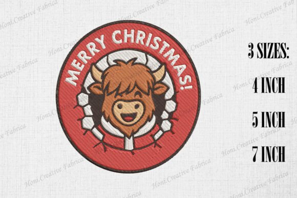 Merry Christmas Cute Highland Cow Design Review