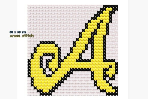 Monogram Magic: Letter a Cross Stitch Pattern Review