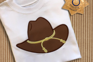 Sheriff Cowboy Hat Applique Review for Seasonal Products